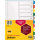 Picture of MARBIG DIVIDER PP 10-TAB A4 ASSORTED