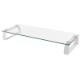 Picture of BRATECK UNIVERSAL TEMPERED GLASS MONITOR RISER WHITE