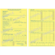 Picture of ZIONS EHR2 EMPLOYEE HISTORY AND LEAVE CARD A4 YELLOW PACK 20