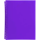 Picture of MARBIG DISPLAY BOOK REFILLABLE 20 POCKET A4 TRANSLUCENT PURPLE