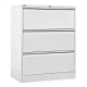Picture of GO LATERAL FILING CABINET 3 DRAWER HEAVY DUTY 1016 X 900 X 473MM WHITE CHINA