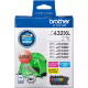 Picture of BROTHER LC432XL INK CARTRIDGE HIGH YIELD VALUE PACK CYAN/MAGENTA/YELLOW