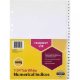 Picture of MARBIG INDEX DIVIDER PP 1-54 TAB A4 WHITE