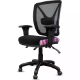 Picture of ORANGE DUST KIMBERLEY CHAIR WITH ARMS MESH BACK 510 X 490 X 1040MM OPAL BLACK
