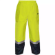 Picture of PRIME MOVER MP200 HI-VIS WET WEATHER CARGO PANT REFLECTIVE TAPE YELLOW NAVY 4XL TO 5XL