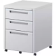 Picture of STEELCO CLASSIC MOBILE PEDESTAL 3-DRAWER LOCKABLE 630 X 470 X 515MM WHITE SATIN