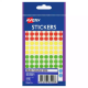 Picture of AVERY 932291 MULTI-PURPOSE STICKERS CIRCLE 8MM ASSORTED PACK 416