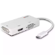 Picture of LINDY 43273 ADAPTER CONVERTER USB TYPE C TO TRIPLE DISPLAY WHITE