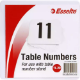 Picture of ESSELTE TABLE NUMBERS 11-20 100MM WHITE PACK 10