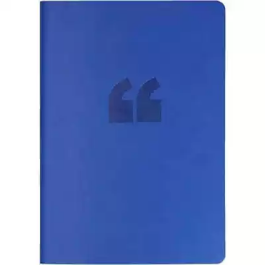 Picture of COLLINS EDGE NOTEBOOK RULED 240 PAGE RAINBOW EDGING A5 INDIGO