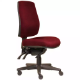 Picture of ERGOSELECT SPARK ERGONOMIC CHAIR HIGH BACK 3 LEVER SEAT SLIDE BLACK NYLON BASE SCARLET
