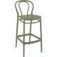 Picture of SIESTA VICTOR BARSTOOL 750MM HIGH OLIVE GREEN