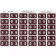 Picture of AVERY 43349 LATERAL FILE LABEL SIDE TAB YEAR CODE 9 25 X 38MM BROWN PACK 180