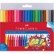 Picture of FABER-CASTELL GRIP FELT TIP MARKERS ASSORTED PACK 20