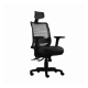 Picture of SYLEX EPIC HI BACK OFFICE CHAIR MESH BACK WITH ARMS BLACK