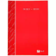 Picture of QUILL INDEX BOOK HARDCOVER 160 PAGE 70GSM A5 RED