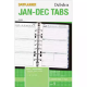 Picture of DEBDEN DAYPLANNER DK1010 DESK EDITION REFILL REFILL TABS JAN-DEC DESK SIZE