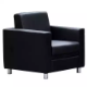 Picture of MARCUS LOUNGE SINGLE SEATER BLACK