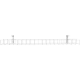 Picture of RAPIDLINE SINGLE TIER CABLE BASKET ONLY 2050MM WHITE