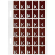 Picture of AVERY 44411 LATERAL FILE LABEL TOP TAB COLOUR CODE K 20 X 30MM BROWN PACK 150