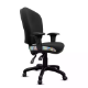 Picture of ORANGE DUST ALICE CHAIR WITH ARMS MEDIUM BACK 510 X 490 X 880MM ROCK BLACK