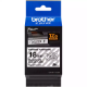 Picture of BROTHER TZE-S141 STRONG ADHESIVE LABELLING TAPE 18MM BLACK ON CLEAR