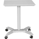 Picture of SYLEX HELSINKI HEIGHT ADJUSTABLE MOBILE LAPTOP DESK 600 X 600MM WHITE