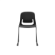 Picture of SYLEX PALLETE CHAIR NO ARMS BLACK SLED FRAME BLACK SEAT