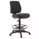 Picture of BURO ROMA DRAFTING CHAIR MEDIUM BACK JETT FABRIC BLACK