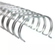 Picture of GBC WIRE BINDING COMB 34 LOOP 6MM A4 SILVER PACK 100