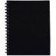 Picture of SPIRAX 511 NOTEBOOK 7MM RULED HARD COVER SPIRAL BOUND 200 PAGE 225 X 175MM BLACK