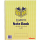 Picture of SPIRAX 593 NOTEBOOK 8MM RULED SPIRAL BOUND SIDE OPEN 120 PAGE QUARTO 252 X 200MM