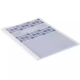 Picture of GOLD SOVEREIGN THERMAL BINDING COVER 15MM A4 WHITE BACK / CLEAR FRONT BOX 60