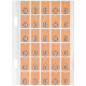 Picture of AVERY 44415 LATERAL FILE LABEL TOP TAB COLOUR CODE O 20 X 30MM ORANGE WITH STRIPE PACK 150
