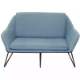 Picture of RAPIDLINE CARDINAL LOUNGE CHAIR 2 SEATER LIGHT BLUE