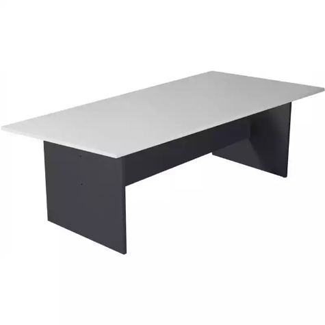 Picture of RAPID WORKER BOARDROOM TABLE 2400 X 1200MM WHITE/IRONSTONE