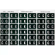Picture of AVERY 43307 LATERAL FILE LABEL SIDE TAB COLOUR CODE G 25 X 38MM DARK GREEN PACK 180