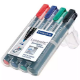 Picture of STAEDTLER 352 LUMOCOLOR PERMANENT MARKER BULLET 2.0MM ASSORTED WALLET 4