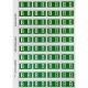 Picture of AVERY 44502 LATERAL FILE LABEL SIDE TAB COLOUR CODE B 25 X 42MM DARK GREEN PACK 240