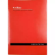 Picture of COLLINS A24 SERIES ACCOUNT BOOK 4 MONEY COLUMN FEINT RULED STAPLED 24 LEAF A4 RED