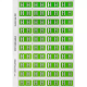 Picture of AVERY 44508 LATERAL FILE LABEL SIDE TAB COLOUR CODE H 25 X 42MM LIGHT GREEN PACK 240