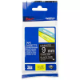 Picture of BROTHER TZE-325 LAMINATED LABELLING TAPE 9MM WHITE ON BLACK