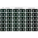 Picture of AVERY 43319 LATERAL FILE LABEL SIDE TAB COLOUR CODE S 25 X 38MM DARK GREEN PACK 180