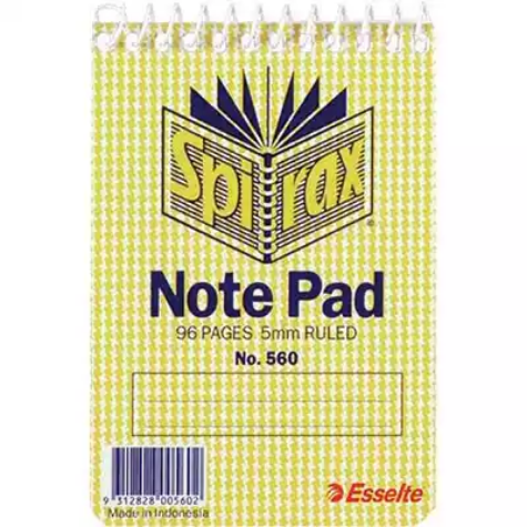 Picture of SPIRAX 560 NOTEBOOK SPIRAL BOUND TOP OPEN 96 PAGE 112 X 77MM