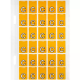 Picture of AVERY 44403 LATERAL FILE LABEL TOP TAB COLOUR CODE C 20 X 30MM ORANGE PACK 150
