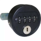 Picture of STEELCO CM-17 ROUND COMBINATION LOCKER PADLOCK BLACK