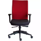 Picture of OLTA HIGH MESH BACK CHAIR WITH ARMS BASE BLACK AND COVER RED