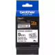 Picture of BROTHER TZE-S221 STRONG ADHESIVE LABELLING TAPE 9MM BLACK ON WHITE