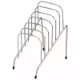 Picture of MARBIG STEP FILE WIRE ORGANISER RACK 6 SLOTS SMALL CHROME