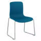 Picture of DAL ACTI CHAIR SLED BASE CHROME FRAME OCEAN BLUE SHELL